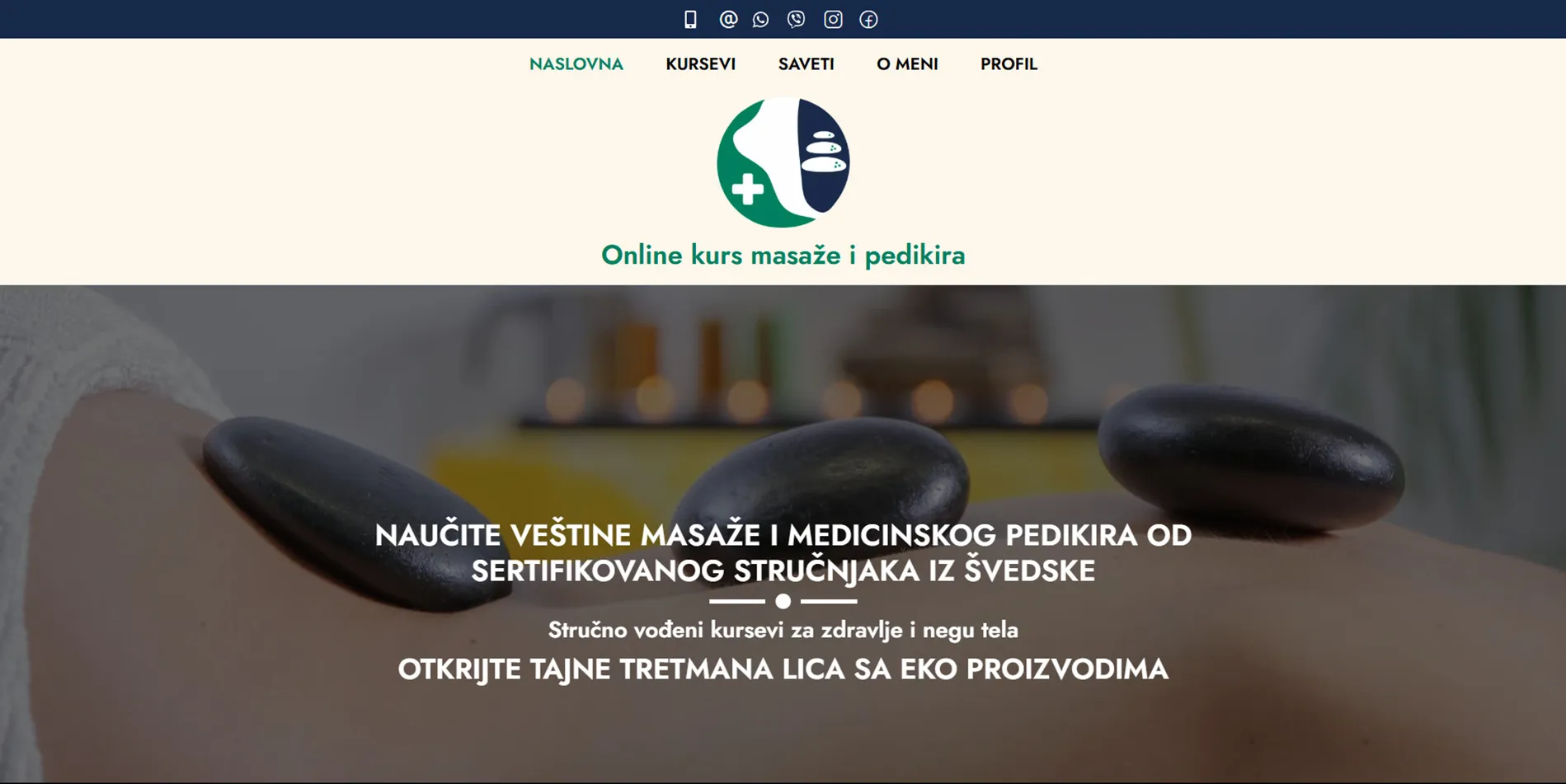Online kurs masaže i pedikira